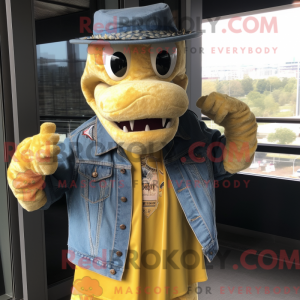 Mascot character of a Gold...