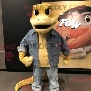 Mascot character of a Gold...