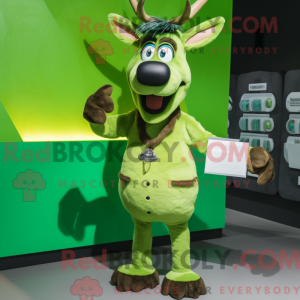 Mascot character of a Lime...