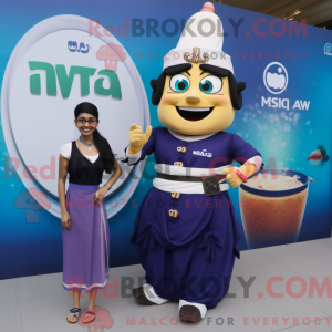 Mascot character of a Navy...