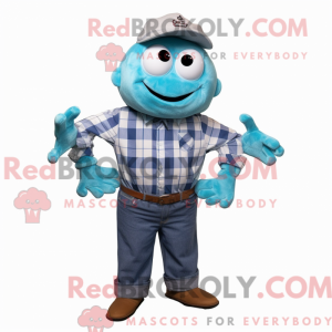 Maskottchen eines Cyan Crab...
