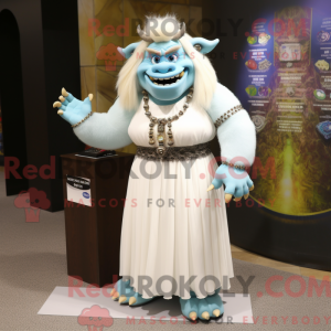 Mascot character of a White...