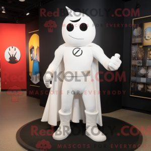 Mascot character of a White...