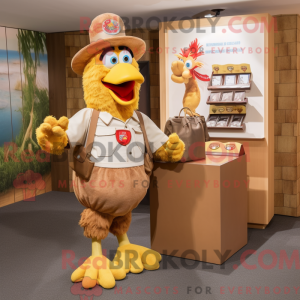 Mascottefiguur van een...