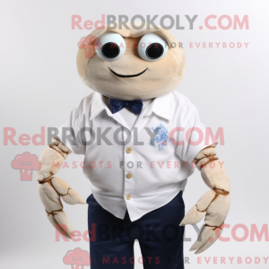 Maskottchen einer weißen...