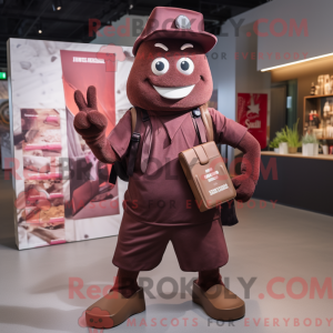 Maskot karakter av en...