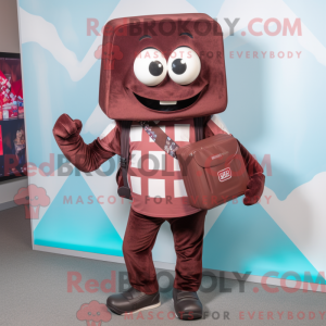 Maskot karakter af en...