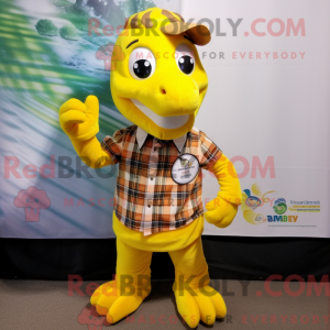 Mascot character of a Lemon...