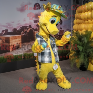 Mascot character of a Lemon...