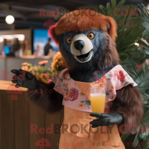 Mascot karakter van een...