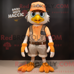 Postava maskota Peach Hawk...