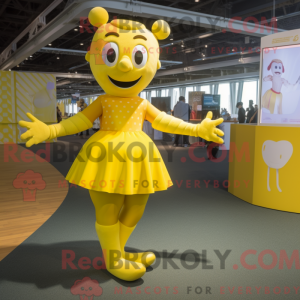 Mascottekarakter van een...