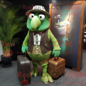Mascot character of a Green...