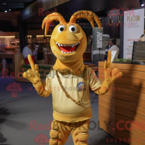 Mascot character of a Gold...