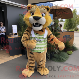 Mascottefiguur van een...