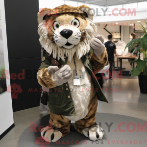 Mascottefiguur van een...