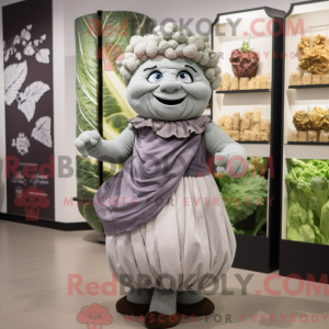 Mascot character of a Gray...