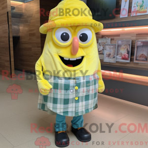 Mascot character of a Lemon...