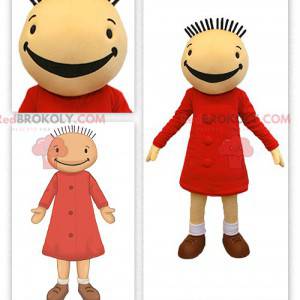 Mascot Fanfreluche doll of Suzy in Bob and Bobette -