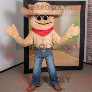 Mascot karakter van een Tan...