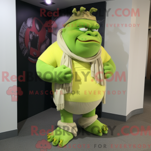 Mascot character of a Lime...