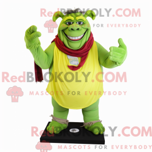 Mascot character of a Lime...