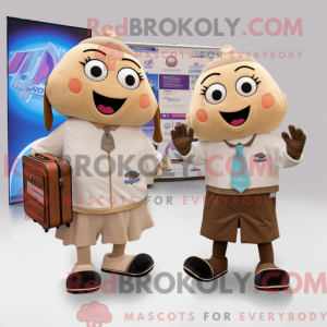 Mascottefiguur van een...