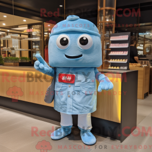 Postava maskota Sky Blue...