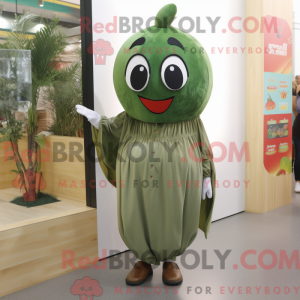 Mascot character of a Olive...