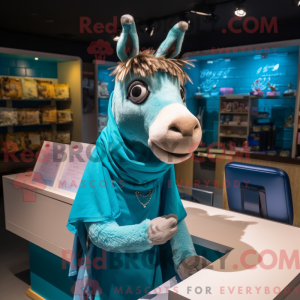 Personaggio mascotte asino...
