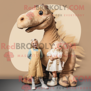 Mascot karakter van een Tan...