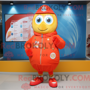 Maskot karakter af en...