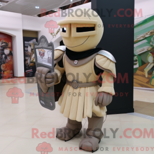 Mascottefiguur van een...