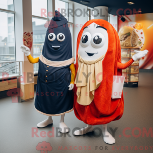 Mascottekarakter van een...