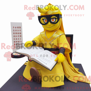 Personagem de máscara de um...