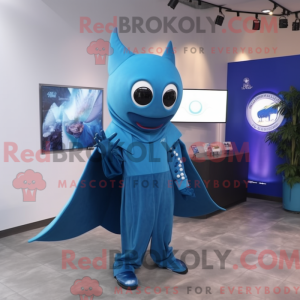 Postava maskota Blue Manta...