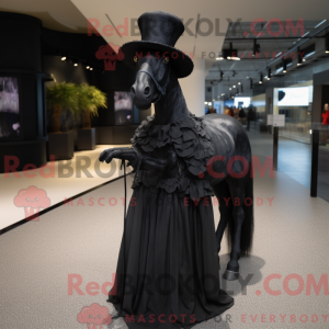 Mascot character of a Black...