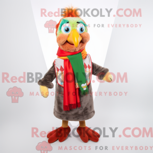 Postava maskota kuřecího...