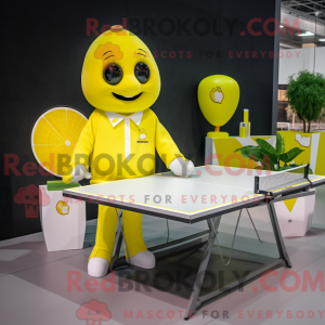 Mascot character of a Lemon...