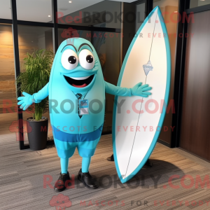Maskot karaktär av et...