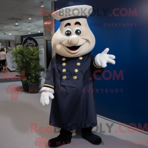 Maskotkarakter af en Navy...