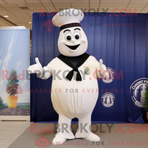 Mascot character of a Navy...