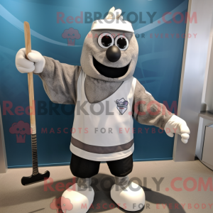 Mascot character of a Gray...