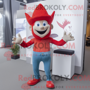 Mascot karakter van een...