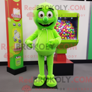 Mascot character of a Lime...