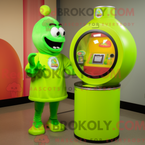 Mascot character of a Lime...