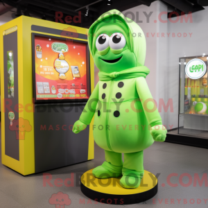 Mascot character of a Lime...