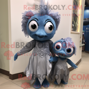 Mascot character of a Gray...