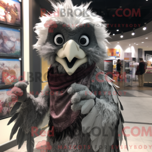 Mascot character of a Gray...