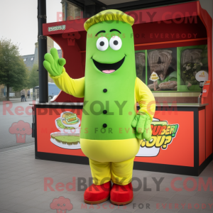 Mascot character of a Lime...